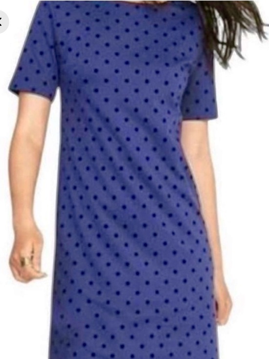Old Navy Dresses & Skirts - Old Navy Blue Sheath Dress 3/4 Sleeve Crew Neck